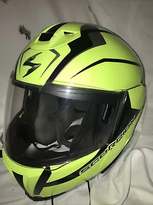 Scorpion DOT Motorcycle Helmet Full With Sun Visor And Integrated Headphones • $125