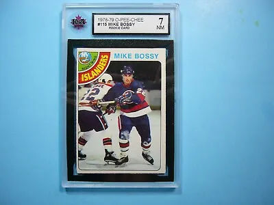 1978/79 O-pee-chee Nhl Hockey Card #115 Mike Bossy Rookie Rc Ksa 7 Nm Sharp Opc • $258.99