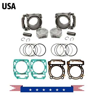 Front Rear Cylinder Piston Set For Can-Am BRP 800 Commander Outlander PARTS US • $149.16