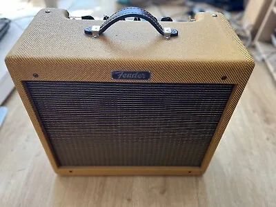 £230 • Buy Fender Blues Junior Lacquered Tweed Valve Guitar Amplifier Jensen Speaker