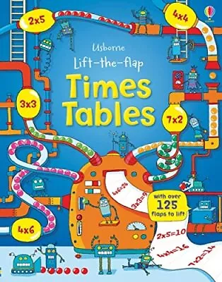 Lift The Flap Times Tables Book (Usborne Lift-the-Flap-Books... By Rosie Dickins • £3.49