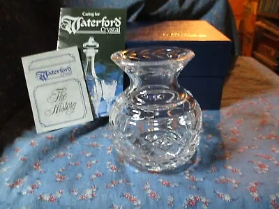 Waterford Crystal Vase  ? Glandore  About 3 5/8 Inches High • $34.99