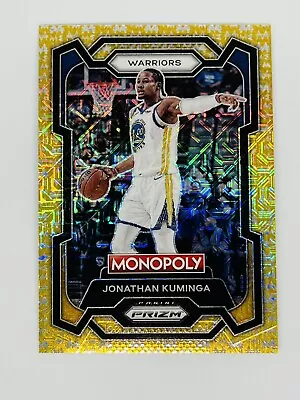 2023-24 Prizm Monopoly #30 JONATHAN KUMINGA #120/500 GOLD Shimmer GS Warriors • $9.99