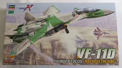 Hasegawa Macross The Ride 1/72 VF-11D Thunder Focus Fighter Model Kit 65795 • $37.99