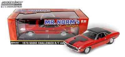 Greenlight 1:18 - Mr. Norm's - 1970 Dodge Challenger R/T 440 Six Pack 13667 • $74.99