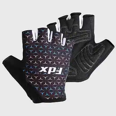 FDX New Cycling Gloves Bike Half Finger Gel Padded Fingerless Outdoor Bike Mitts • $22.49