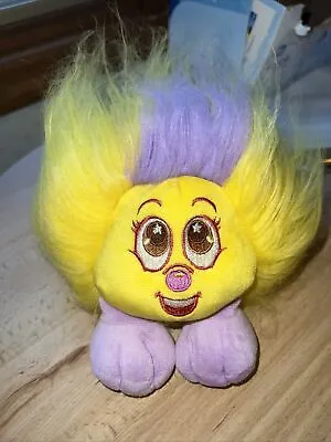 $9.99 • Buy Shnooks Yengo Yellow And Purple Hair Plush Stuffed Animal 8  Zuru Pet