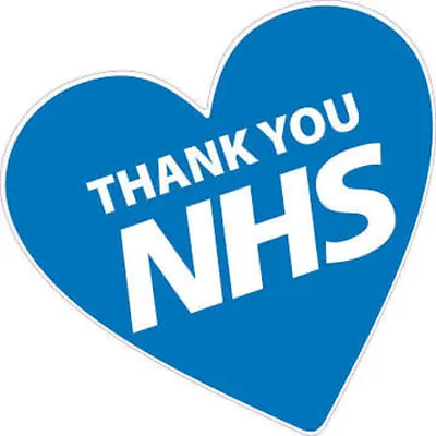 NHS Thank You Heart Enamel Pin Badge – National Health Service Front Line Heroes • £2.99