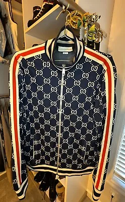 *RARE* GUCCI All Over GG Track Jacket - Caspian XXXL • $1099.99