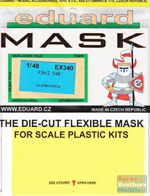 EDUEX340 1:48 Eduard Mask - F3H-2 Demon (HBS Kit) #EX340 • $17.64