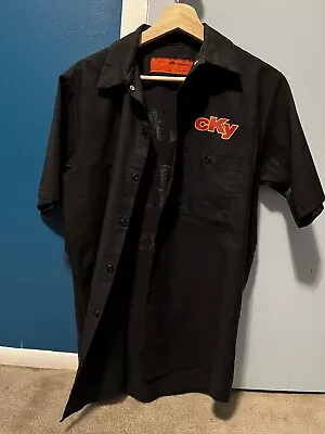 CKY Jackass Rare Vintage Button Up Shirt Bam Margera Deron Miller Gnarkill • $150