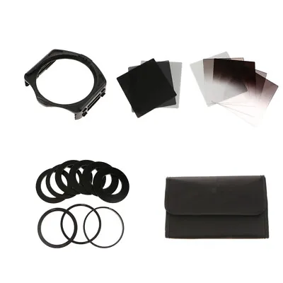 Complete ND 2 4 8 16 Filter Kit For Cokin P + Holder + 9 X Adapter 52mm 58mm • $43.97