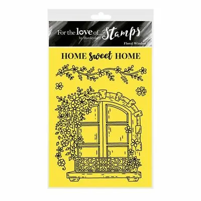 £5.49 • Buy FLORAL WINDOW - Clear Stamp Set - Hunkydory