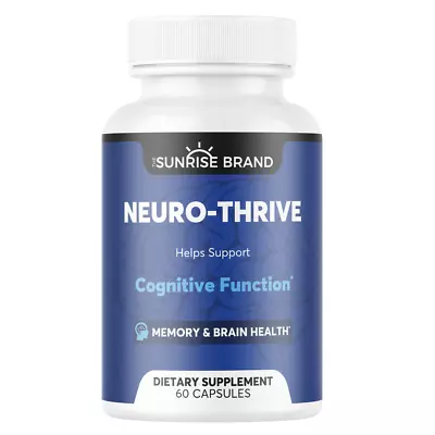 Neuro-Thrive Supports Cognitive Function Memory & Brain Health  60 Caspsules • $31.95