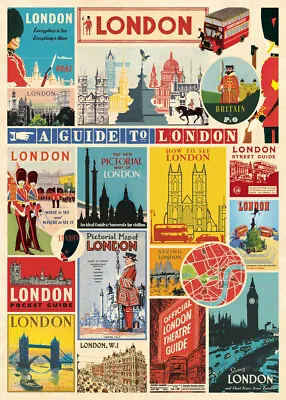 $5.95 • Buy Cavallini & Co. London Decorative Paper Sheet / Poster 