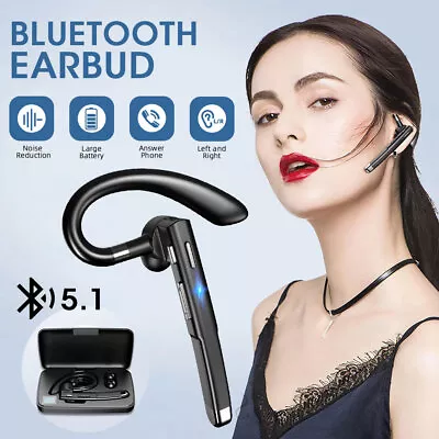 Blutooth Earphone Wireless Stereo HD Mic Headphone Handsfree For IPhone Huawei • $26.88