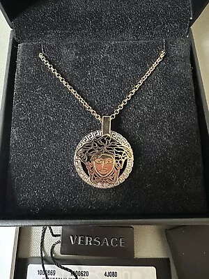 🔥 Versace Medusa Touch Necklace. Brand New With Authentication Paperwork 🔥 • $449.99