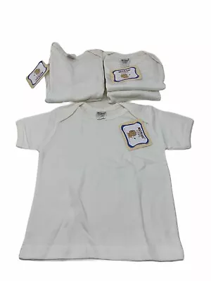 NWT MONAG KIDS TEE SHIRT T-Shirt Off-White Lot Of 5 Short Sleeve 12 Months • $10