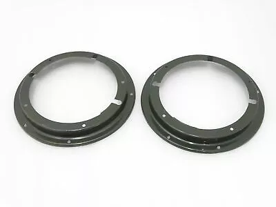 Willys Jeep 46-53 Cj-2a Cj-3a  Headlight Retaining Inner Bezel Set Pair • $24