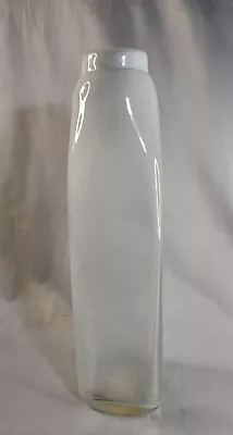Rare Mikasa Glass White Mist Blizzard Flower Plant Vase 15.75  • $24.85
