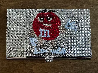 Jimmy Crystal New York Swarovski Crystal M&m Candy Card Holder • $59.99