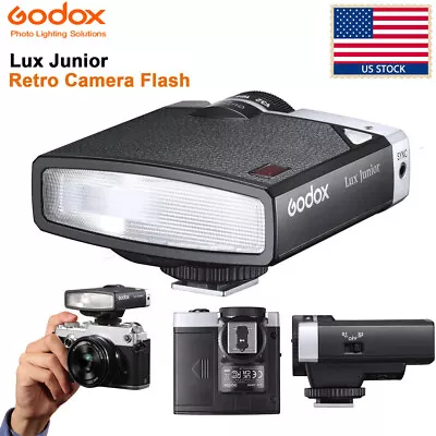 US Godox Lux Junior 6000K Flash Light Speedlite For Canon Nikon Sony Fuji Camera • $58.65