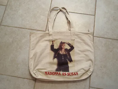 Madonna Desperately Seeking Susan Vintage Tote Canvas Bag 80's Movie Tie-in Rare • $250