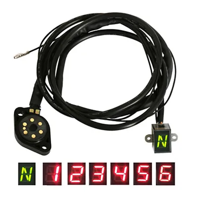 Car Auto Motorcycle Digital Gear Indicator Motorcycle Gear Shift Sensor • $25.46