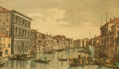 Canaletto By Visentini ‘Venice Prospectus’ Reproduction Etching Print • £20