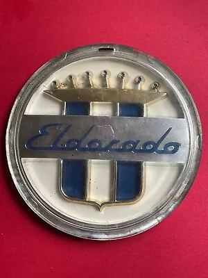 Vintage 1950's Cadillac Eldorado Seat Emblem  Navy Blue /E1/ • $80