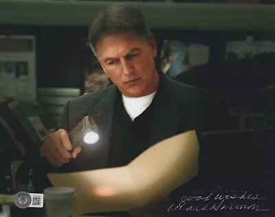 JETHRO GIBBS!!! Mark Harmon Autographed Signed NCIS 8x10 Photo Beckett BAS LOA • $95