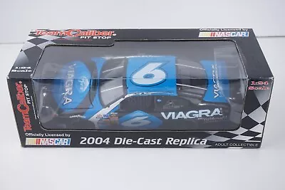 2004 Team Caliber Pit Stop NASCAR #6 Mark Martin Viagra 1:24 Die-cast Car • $17.99