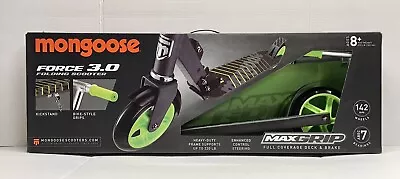 Mongoose Force 3.0 Folding Scooter MaxGrip Full Coverage Deck Brake W/Kickstand • $49