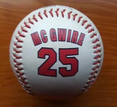 Mark McGwire St Louis Cardinals 70 Homerun Commemorative Ball UV Cube Display • $14.98