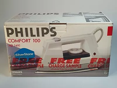 Vintage (1994) Philips Comfort 100 HD 1491 Australian Steam Iron - New In Box • $129.95