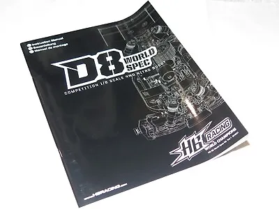 Hbs204850 Hb Racing D8 World Spec Buggy Instruction Manual • $4.99