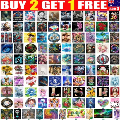 $11.19 • Buy 5D Full Drills Diamond Painting Embroidery Art Decor Cross Stitch Kits DIY Gifts