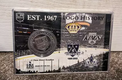 RARE NHL Los Angeles LA Kings Highland Mint Coin - Logo History • $9