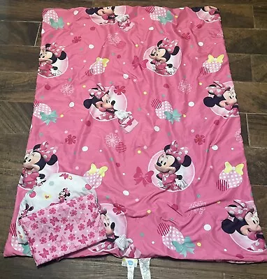 Disney MINNIE MOUSE Blanket Bedspread Plus Fitted & Fitted Sheets Toddler Bed • $12