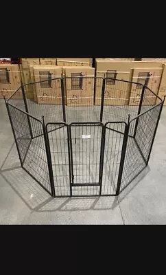 🐕 Heavy Duty 40” High Dog Playpen Fence Crate Cage 20 Ft Long✅ Door & Lock🐶🐶 • $115