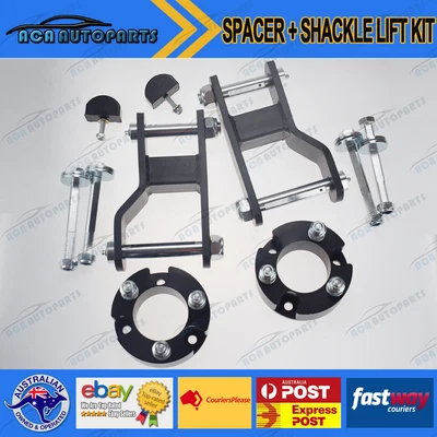 $153 • Buy 42mm Front Spacer 2  Rear Extended Shackle Lift Kit For Nissan Navara D40 05-15