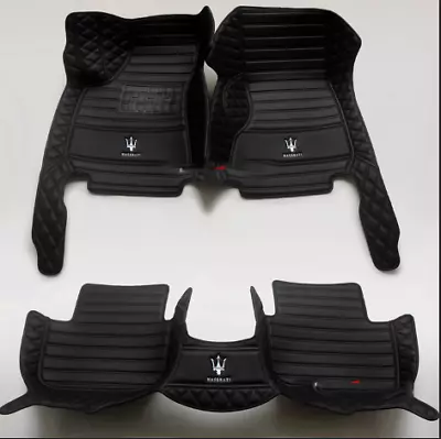 Car Floor Mats Fit For Maserati All Weather Stain Resistant Waterproof Leather • $62.88