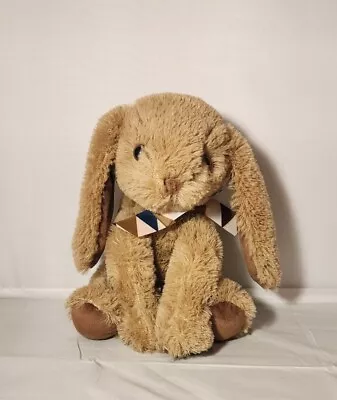 Homerbest Plush Brown Tan Soft Bunny Rabbit Ribbon Bow Floppy Ears • $5.10