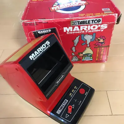 Used Nintendo Game Watch Mario Cement Factory With Box Operation Confirmed • $1999