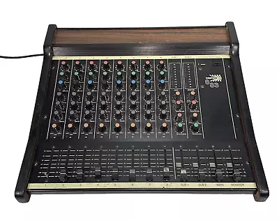 Vintage 1970's BiAmp 883 ~ 8-Channel Analog Mixing Console ~ WORKING / READ • $249.87