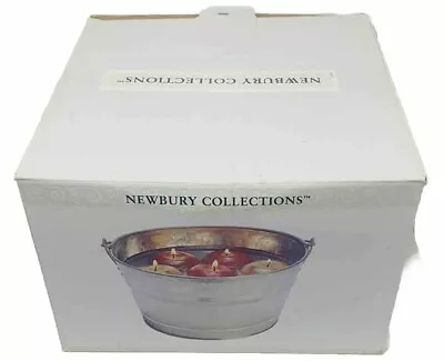 NEWBURY COLLECTIONS 5 Floating Candles “Bobbing For Apples” In Tin Bucket NEW • $18