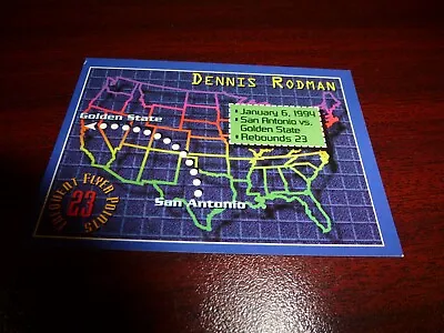 1993 DENNIS RODMAN #3 Stadium Club Frequent Flyers 23 Points • $5.99