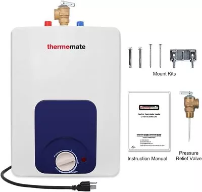 Thermomate Camper Electric Mini Tank Water Heater 2/4 Gallon 1.4kW Under Sink RV • $199.99