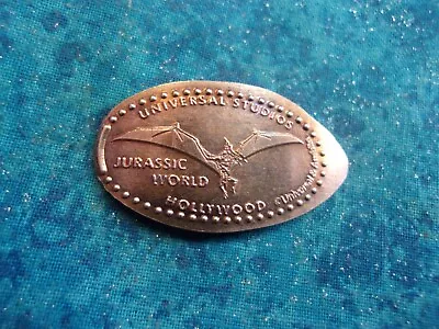 JURASSIC WORLD HOLLYWOOD COPPER Elongated Pressed Smashed Penny 3 • $2.33