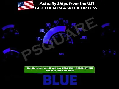 Gauge Cluster LED Dashboard Bulbs Blue For Chevy GMC 88 91 C/K Series Truck  • $13.49